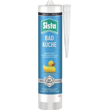 Sista SLBGR Sanitär-Silikon Herstellerfarbe Grau SLBGR 280 ml (1/8)