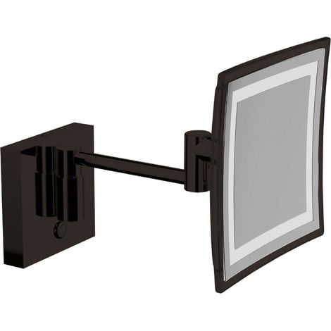 Inda - Specchio ingranditore My mirror 3x quadrato con luce LED a