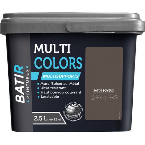 Batir Mehrfarbenfarbe Multimaterial Satin Glänzend 2,5l - Batir