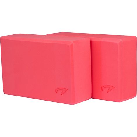 Set di 2 blocchi da yoga - Schiuma - Rosa (1/5)