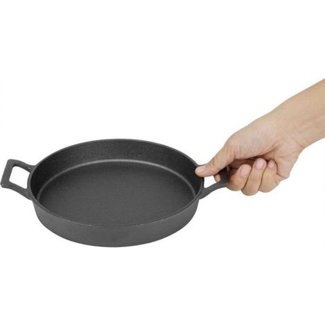 Plat rond en fonte (Ø)200 mm, avec oreilles
