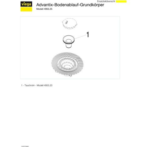 VIEGA 289461 Bonde de sol Advantix 4955.25 (1/5)