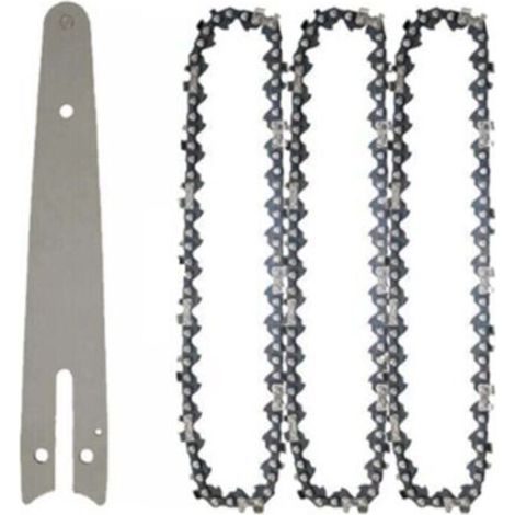 Guide de Chaîne Tronçonneuse 6 Pouces Lame Portable Mini Scie Électrique ÉlagJardin BûcheronnAccessoire