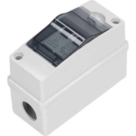 Interrupteur de sectionnement solaire photovoltaïque 2P 40A IP65 étanche, boîtier PA66, disjoncteur miniature, 12-400 V CC / 90-400 V CA (1/5)