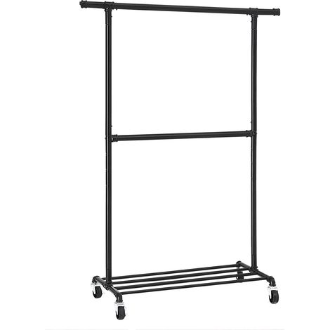 Perchero de ropa industrial con ruedas capacidad de carga 110 kg industrial 120000827 (1/4)