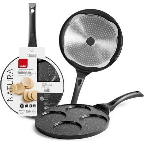 Ibili Natura Crepespfanne Silber 26 cm Aluminium