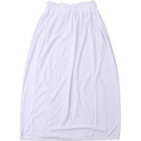 Serviette de bain femme en coton, bandeau bustier, jupe de bain Dree pour voyage, plage, blanche (1/5)