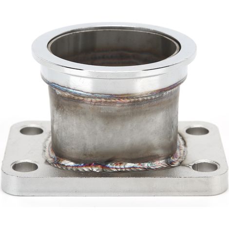 Adaptateur de bride Turbo pour adaptateur de conversion en acier inoxydable T3 à 4 boulons vers bande V de 2,5 pouces