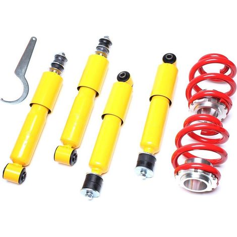 Suspension à ressorts hélicoïdaux neuve certifiée pour VW T4 Transporter BUS (1/4)