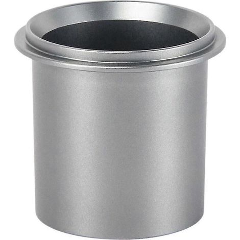 Kaffeedosierbecher aus Aluminiumlegierung, Schnüffelbecher, Kaffeeverteiler für Espressomaschinen, geeignet für Kaffeetamper, DIY-Projekte-58mm gray (1/5)