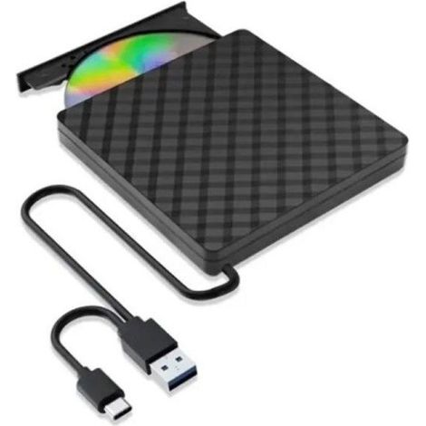 Externes CD-Laufwerk – USB 3.0 – RW/ROM – Tragbar