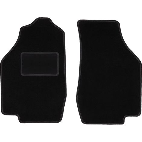 Alfombrillas delanteras negras para Honda Civic IV hatchback (1987-1991)