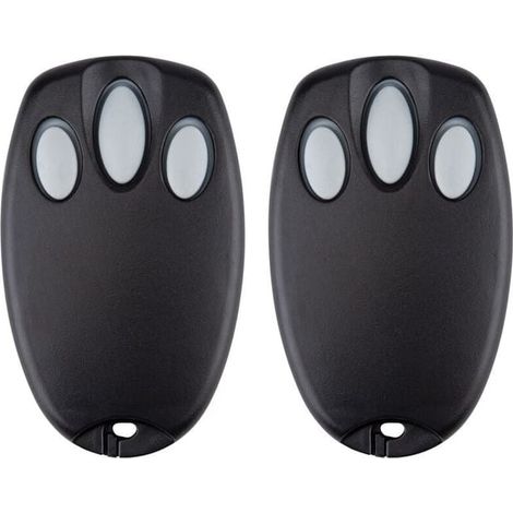 Set mit 2 Handsendern (433 MHz) – Kompatibel mit Liftmaster 94335E, 84335E, 9747E, 15478 – Grau – Torfernbedienung