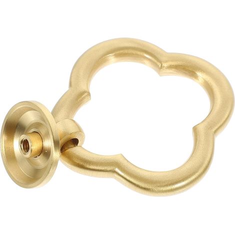 Poignée de porte cuisine rétro en cuivre doré (1/5)