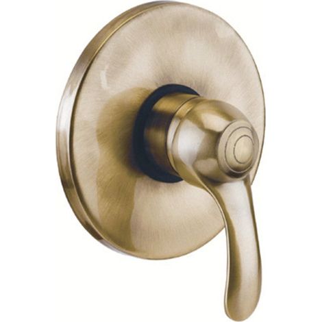 Mitigeur de douche encastré laiton vieilli bronzé (1/2)