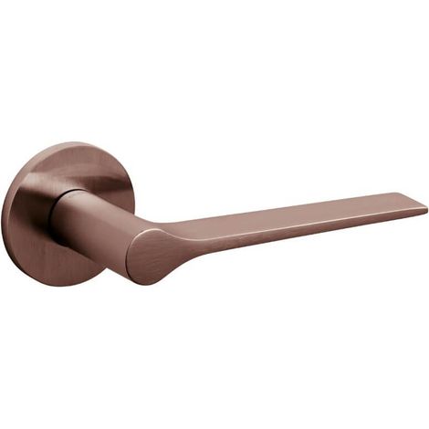 Poignée de porte design Lama L bronze mat - M106NSB8BDS (1/2)