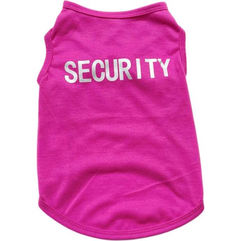 Gilet pour chien, noir, printemps-été, polyester, tailles XS à M, rose décontracté (1/5)