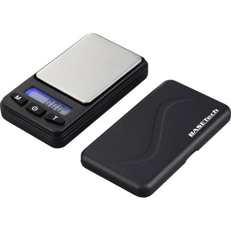 Basetech Bilancia tascabile SJS-60008 Portata max. 200 g Risoluzione 0.01 g a batteria Argento