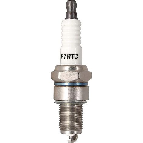 Bougie d'allumage F7rtc à borne solide, compatible avec les modèles 5534/bpr7es V-line-19, 7992/wr5dc, 4038/wr5dp, 332/rn7yc, 415/rn9yc, 818/rn2c et W22epr-u/3088. (1/3)