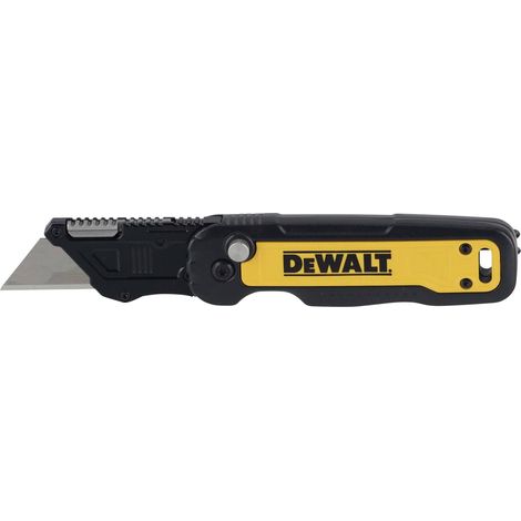 Couteau pliant avec lame trapézoïdale pour coupe précise – Conçu pour bois dur – 1 pièce – DEWALT