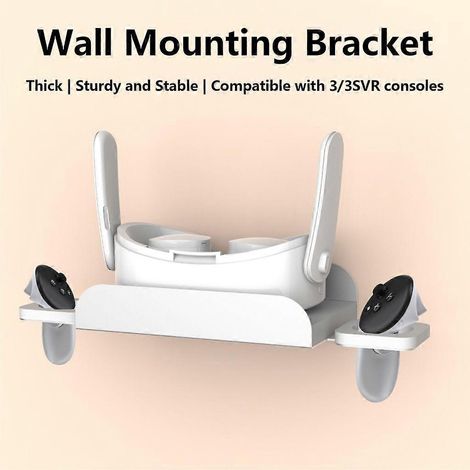 Support mural pour casque VR 3S/3, support mural pour manettes VR et deux rangements (1/4)