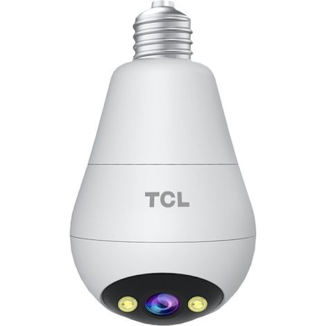 Caméra filaire V38 intérieure panoramique, vue à 360° double éclairage objectif fisheye, surveillance sans fil WiFi pour maison, moniteur intelligent à fixation filetée (1/3)