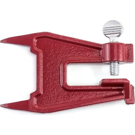 Étau pour souche de tronçonneuse, accessoire portable d'affûtage de tronçonneuse, étau d'affûtage de chaîne de tronçonneuse, pour affûter la chaîne de scie, rouge (1/4)