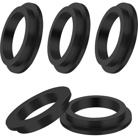 5 Pièces Joints Toriques en Caoutchouc pour Pompe Piscine,Rondelles 11412,Accessoires De Piscine Compatible,Noir (1/5)