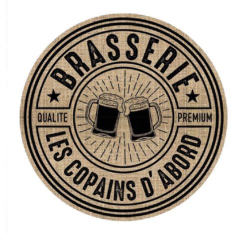 Set de table rond en toile de jute - Brasserie