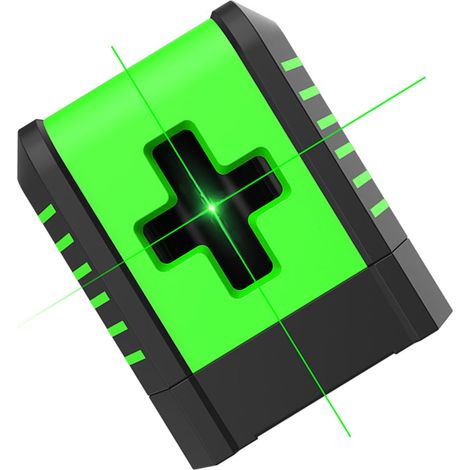 Nouvelle version améliorée du niveau laser Green Light avec support en L, mini niveau laser Green Light pour la maison, haute précision, lumière intense, ligne fine, instrument de nivellement portable (1/5)