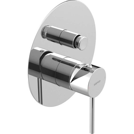 Sapho Ultramix - Unterputzarmatur für 2 Verbraucher, mit Einbaukörper, Chrom UT042 (1/2)