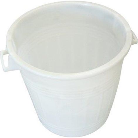 Bidone Pattumiera spazzatura con coperchio multiuso bianco 100 litri (1/4)
