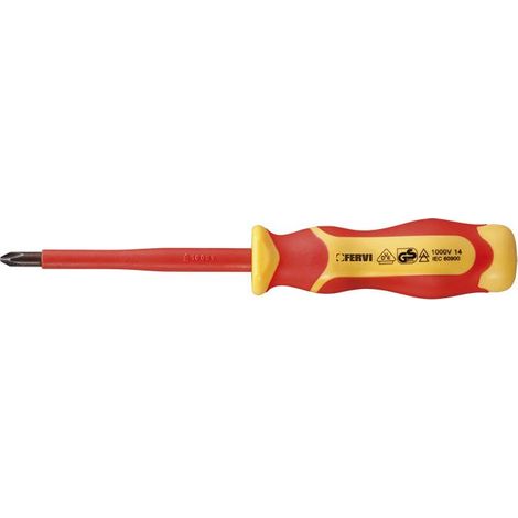 Tournevis cruciforme isole 1000 V Ph3 x 150 mm