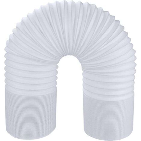 Tuyau d'évacuation pour climatiseur mobile, tuyau de ventilation flexible, rallonge pour tuyau d'évacuation pour climatiseur (150 mm x 1,5 m)