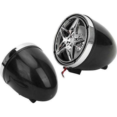 3-Zoll-Audio-Stereo-Player mit USB-Anschluss für Motorradlenker, schwarz, MP3-Sound-Lautsprechersystem