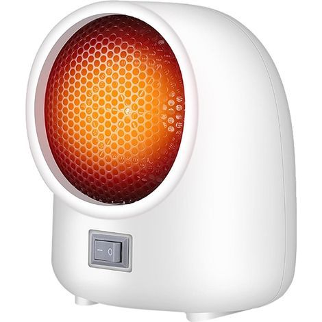 Chauffage de bureau - 1, Compact 400W portable silencieux placement sous bureau chauffage intérieur - Bureau (1/5)