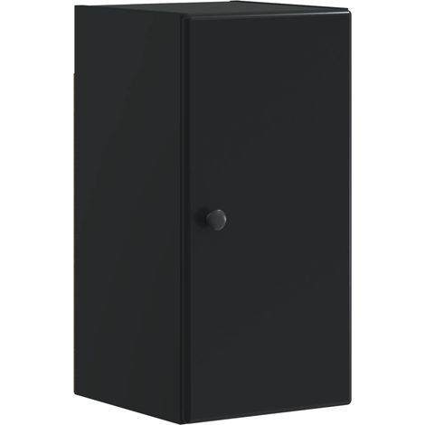 Badezimmer-Wandschrank BREDA Schwarz 30 x 31 x 59 cm vidaXL (1/5)