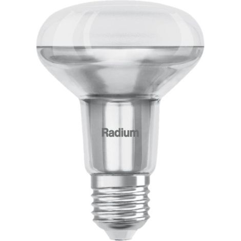 Radium LED R80 E27 – 8,5W, 2700K, 670 lm, Verre Opale – remplace 100W