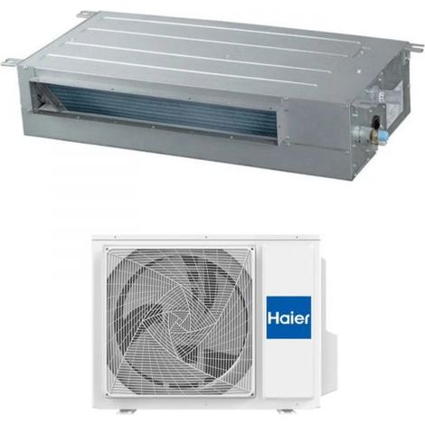 Haier – Climatiseur réversible 24000 Btu AD71S2SS1FA – Canalisation basse pression – Wi-Fi intégré – A++/A – Silencieux et compact