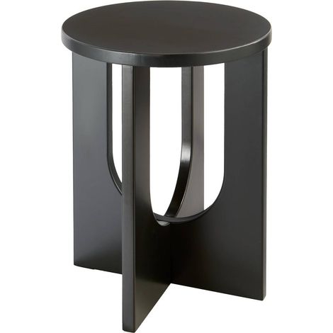 Mesa auxiliar Bloom negra 50,540x40cm - Atmosphera créateur d'intérieur