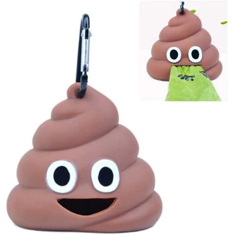 Distributeur de sacs poubelles portable avec boucle, conteneur pour sacs à déjections canines, pratique, séparateur pour jardin ou c (1/5)