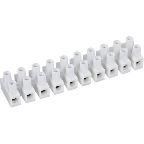 Barrette De Domino Blanche 10 Pièces