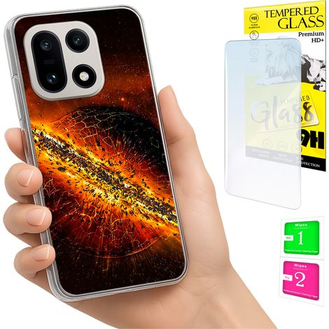 Funda para OnePlus 15 Photo, cubierta trasera + cristal 9H (1/5)