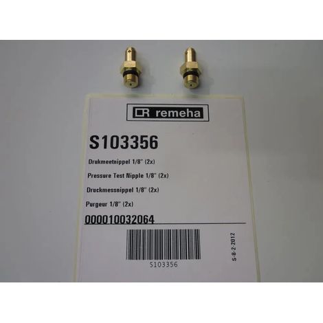 Remeha Embout de mesure de pression 1/8 (2x), S103356