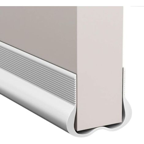 Bande d'étanchéité en PVC pour portes insonorisées, coupe-vent, réduction du bruit et isolation thermique 1 pièce 93 cm