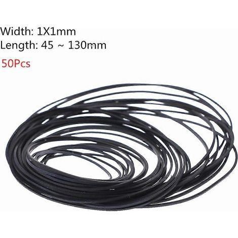 Hochwertiger Gummiriemen (1 mm) als Ersatz für Plattenspieler-, CD- und DVD-Laufwerke (1/5)