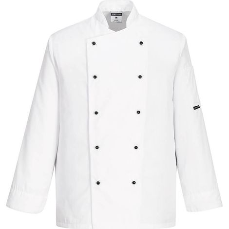 Veste de cuisine Somerset couleur : Blanc taille XL - PORTWEST