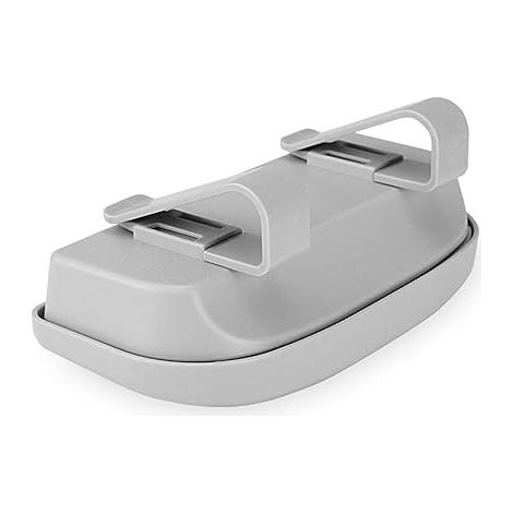 Étui de rangement pour pare-soleil de voiture avec fermeture magnétique et double compartiment