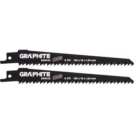 Sägeblatt Graphite 56h042 HCS 150 mm 6 Zähne Zoll (1/2)