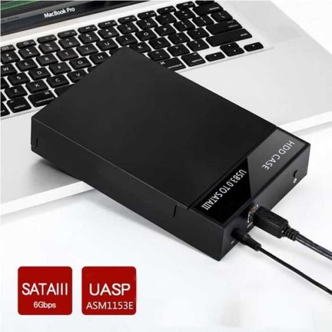 Boitier Disque Dur Externe - - RSHTECH - USB 3.0 - 2.5" et 3.5" - 16 To - UASP (1/4)